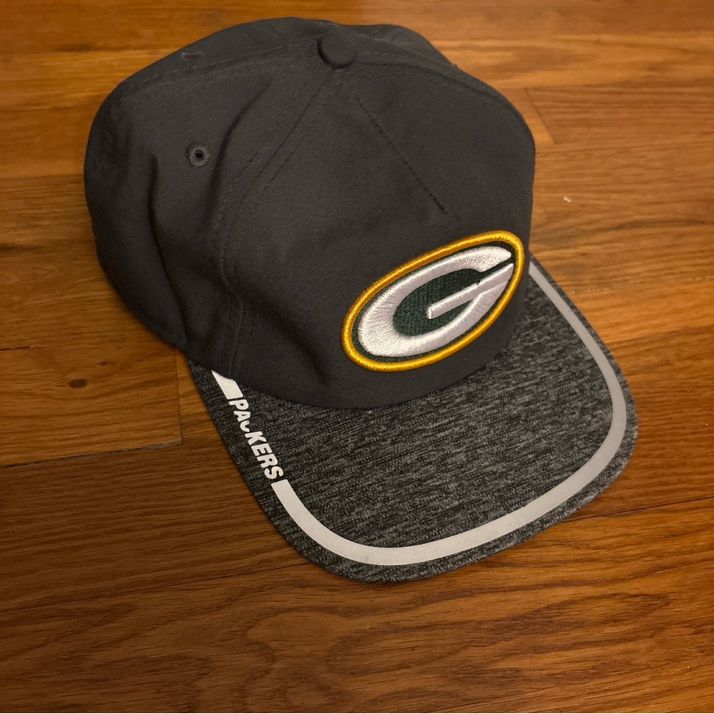 Kids Gray Cap with Green Bay Packers Logo